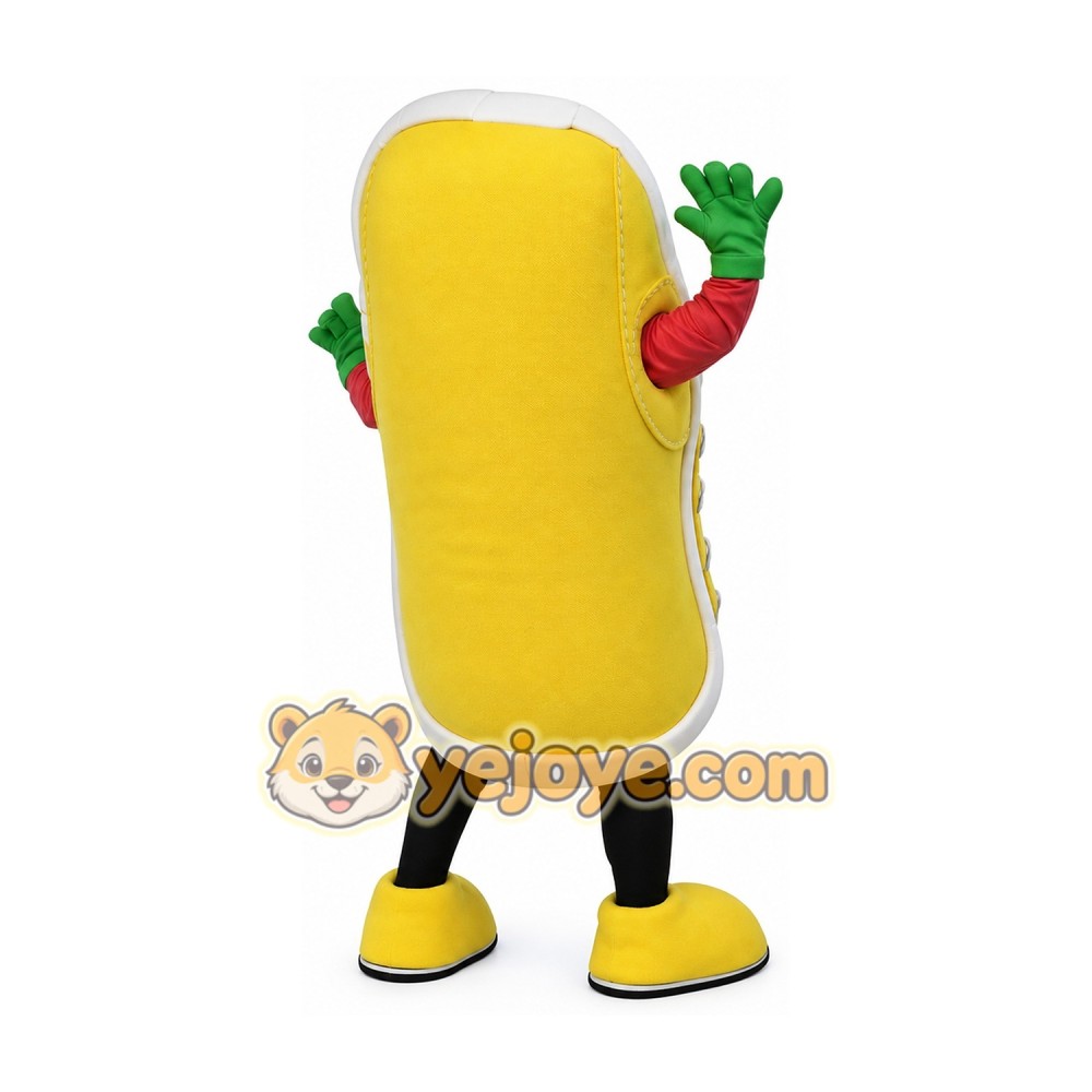Yellow Sneaker Mascot Costume Adult Full Body Cartoon Shoe Character Suit Yellow Sneaker Mascot Costume Adult Full Body Cartoon Shoe Character Suit