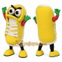 Yellow Sneaker Mascot Costume Adult Full Body Cartoon Shoe Character Suit
