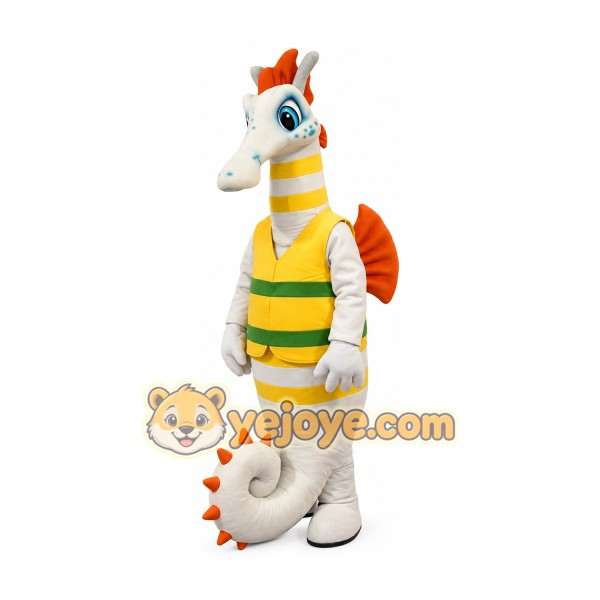 Adult Seahorse Mascot Costume Full Body Cartoon Character Outfit for Party Events & Promotions Adult Seahorse Mascot Costume Full Body Cartoon Character Outfit for Party Events & Promotions