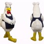 Chef Chicken Mascot Costume Adult Full Body Hen Character Suit