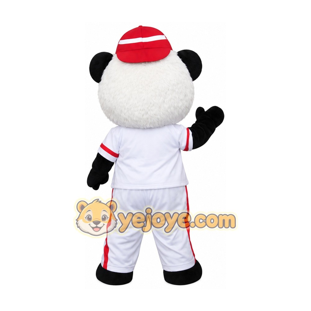 Adult Panda Mascot Costume Sport Uniform Full Body Cartoon Character Outfit for Events & Promotions Adult Panda Mascot Costume Sport Uniform Full Body Cartoon Character Outfit for Events & Promotions