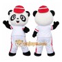 Adult Panda Mascot Costume Sport Uniform Full Body Cartoon Character Outfit for Events & Promotions