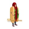 Adult Hot Dog Mascot Costume Full Body Fast Food Character Outfit for Events, Parties & Promotions