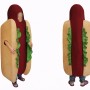 Adult Hot Dog Mascot Costume Full Body Fast Food Character Outfit for Events, Parties & Promotions
