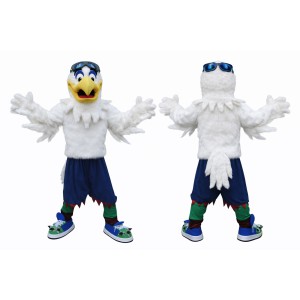 Adult Eagle Mascot Costume with Goggles Full Body Bird Character Outfit for Events, Parties & Promotions