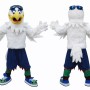 Adult Eagle Mascot Costume with Goggles Full Body Bird Character Outfit for Events, Parties & Promotions