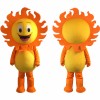 Cartoon Sun Mascot Costume Adult Sunshine Character Outfit for Party Halloween Event Promotion