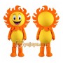 Cartoon Sun Mascot Costume Adult Sunshine Character Outfit for Party Halloween Event Promotion