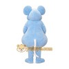 Blue Mouse Mascot Costume with Glasses & Floral Bow Tie Full Body Cartoon Mouse Character Outfit Blue Mouse Mascot Costume with Glasses & Floral Bow Tie Full Body Cartoon Mouse Character Outfit