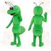 Green Grasshopper Mascot Costume