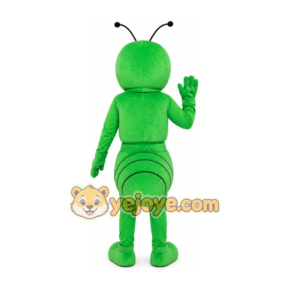Green Grasshopper Mascot Costume Green Grasshopper Mascot Costume