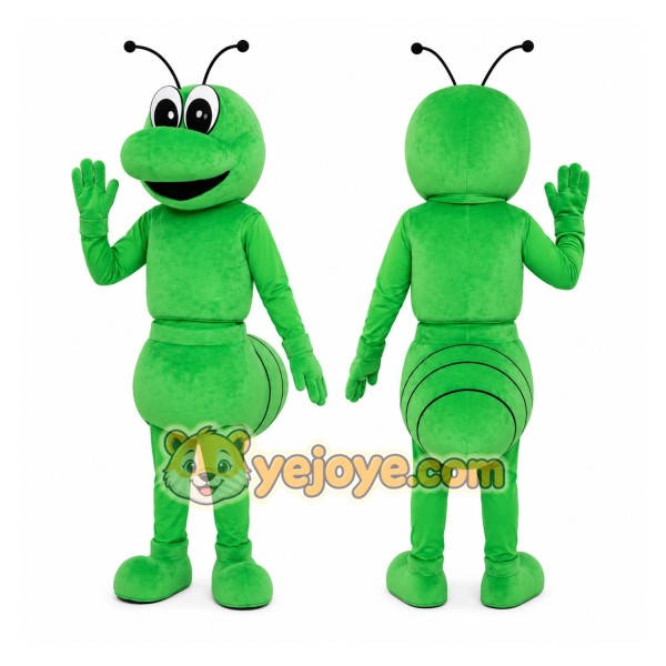 Green Grasshopper Mascot Costume