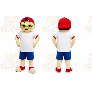 Cartoon Boy Mascot Costume