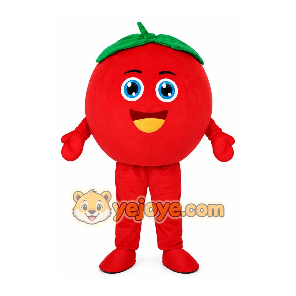 Red Strawberry Mascot Costume Red Strawberry Mascot Costume