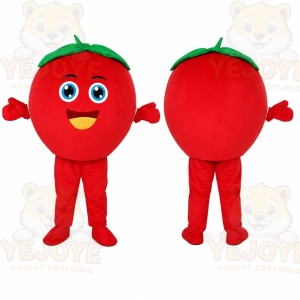 Red Strawberry Mascot Costume