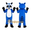 Blue Raccoon Mascot Costume Blue Raccoon Mascot Costume