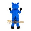 Blue Raccoon Mascot Costume Blue Raccoon Mascot Costume