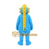 Blue Seahorse Mascot Costume Blue Seahorse Mascot Costume
