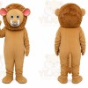 Tan Lion Mascot Costume