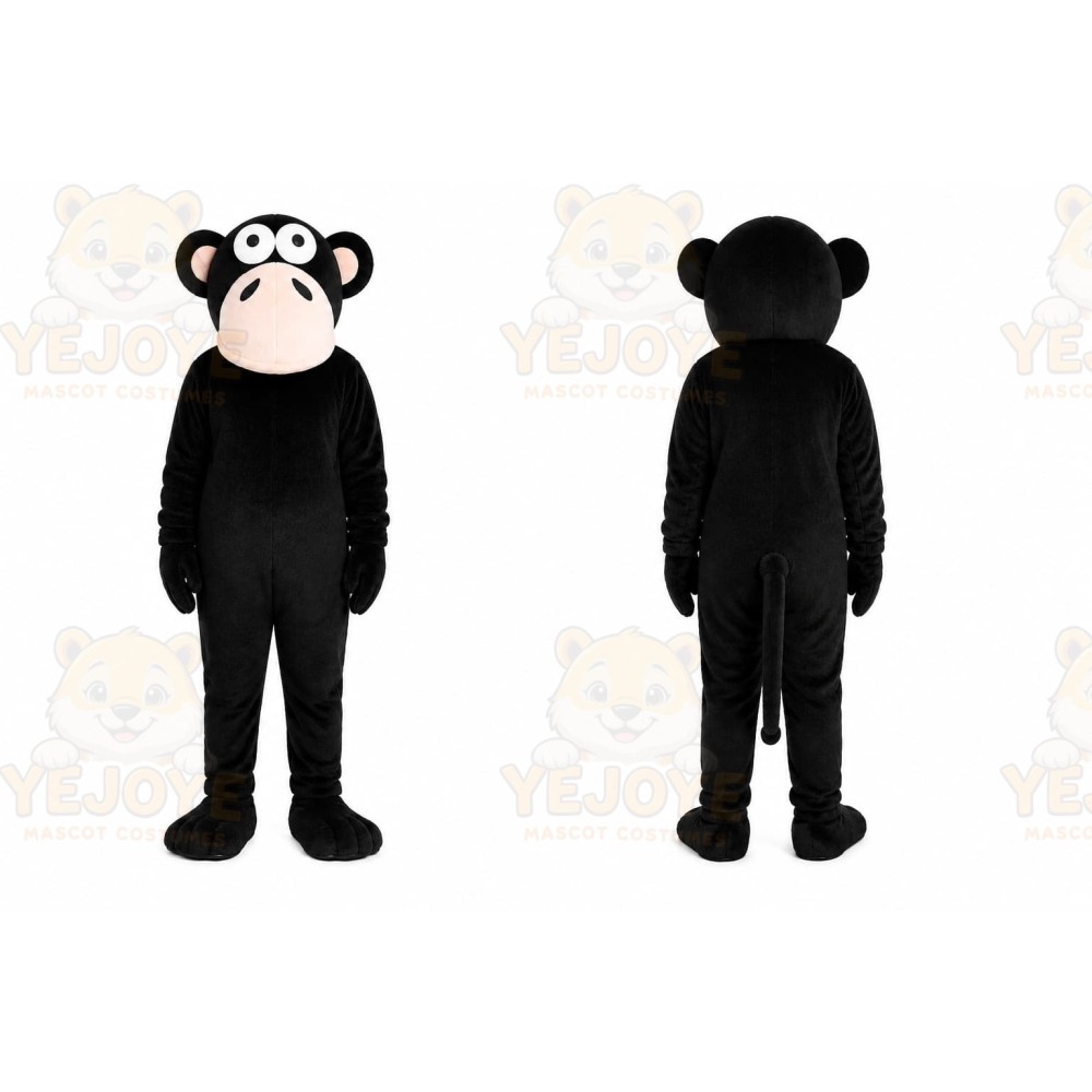 Black Monkey Mascot Costume