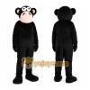 Black Monkey Mascot Costume Black Monkey Mascot Costume