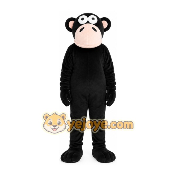 Black Monkey Mascot Costume Black Monkey Mascot Costume
