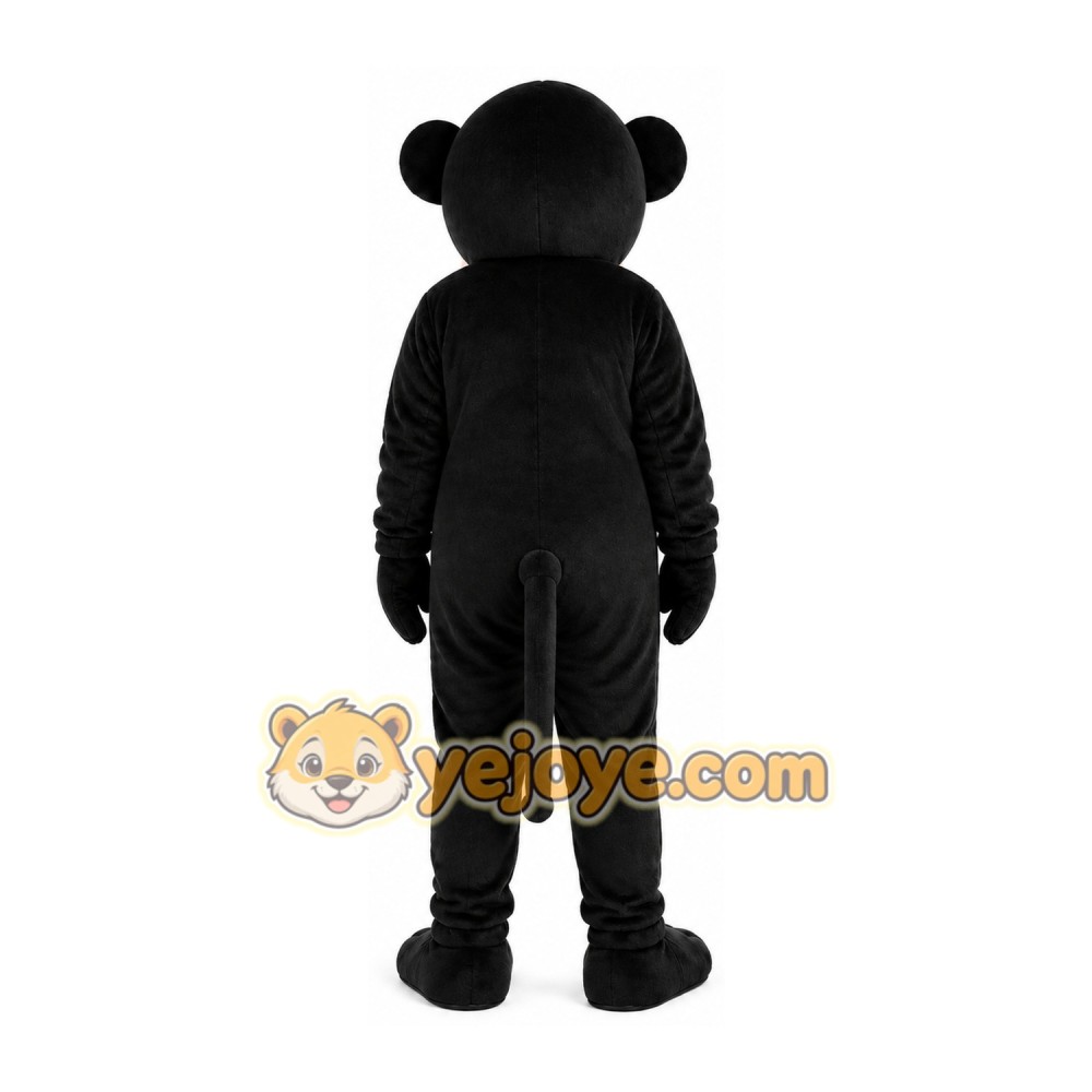 Black Monkey Mascot Costume Black Monkey Mascot Costume