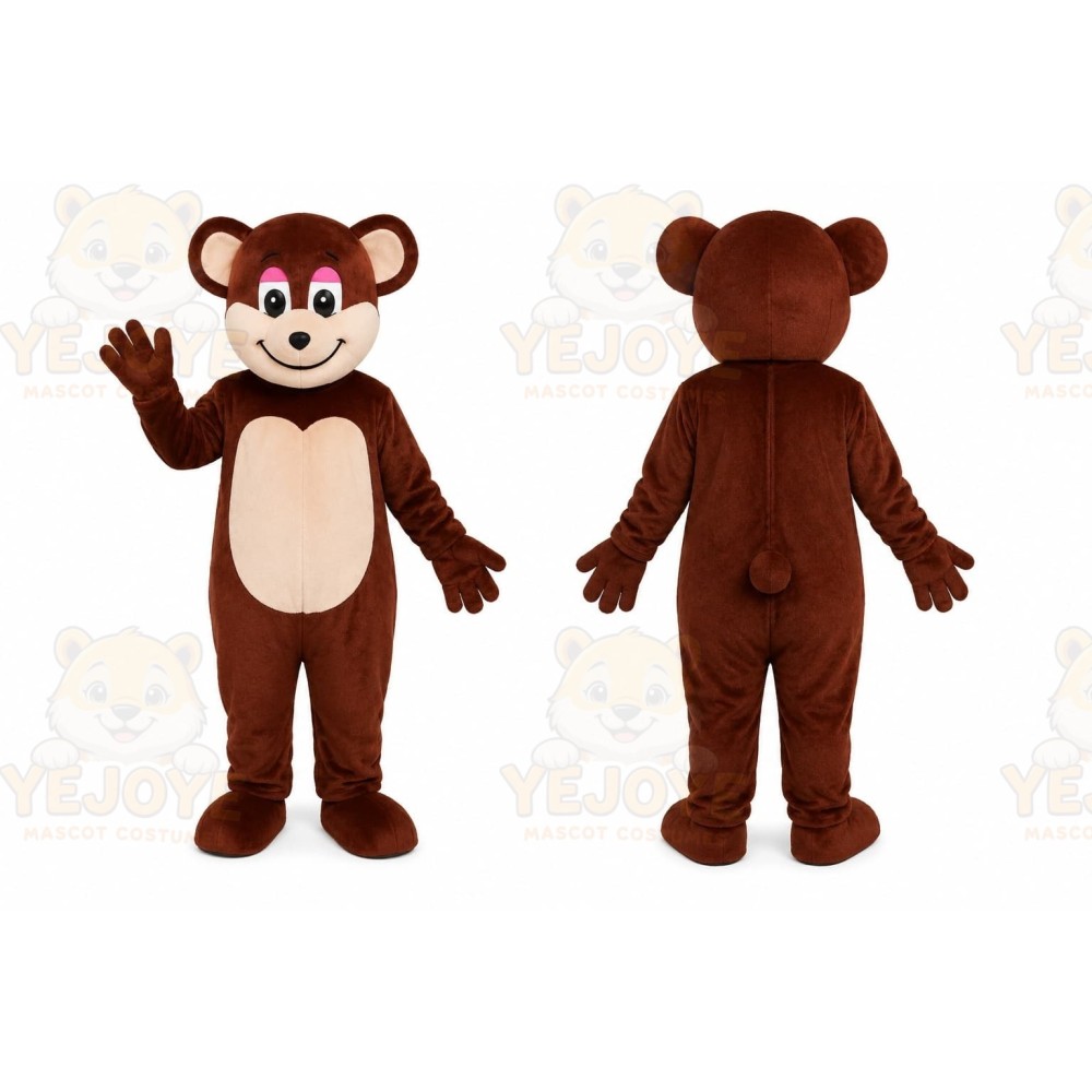 Brown Bear Mascot Costume