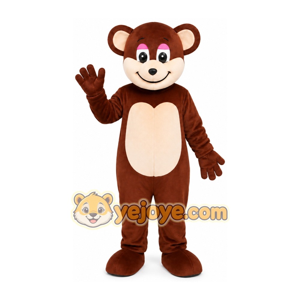 Brown Bear Mascot Costume
