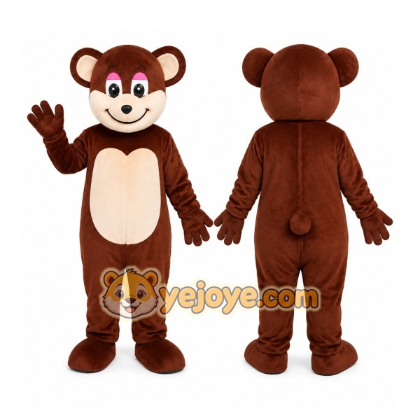 Brown Bear Mascot Costume