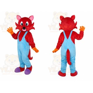 Red Fox Mascot Costume