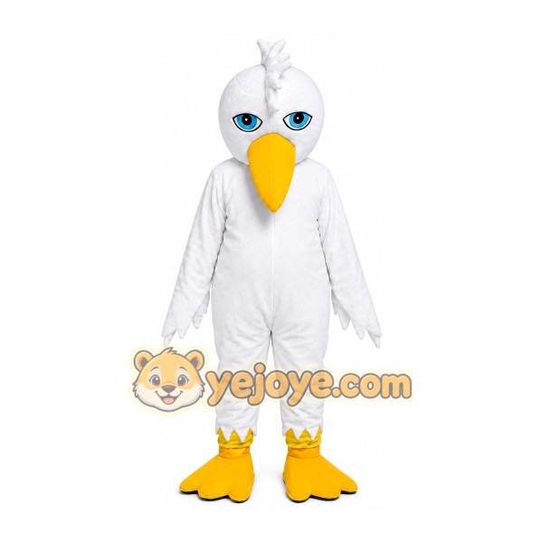 White Duck Mascot Costume White Duck Mascot Costume