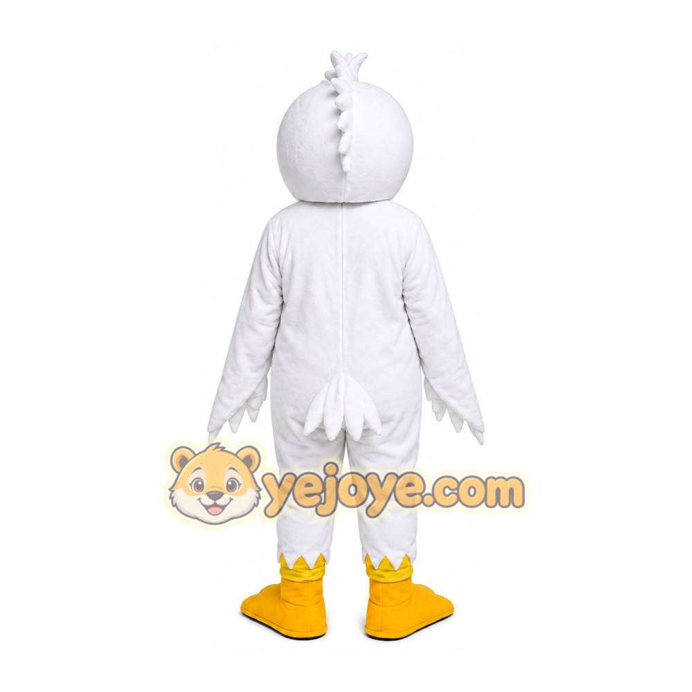 White Duck Mascot Costume White Duck Mascot Costume
