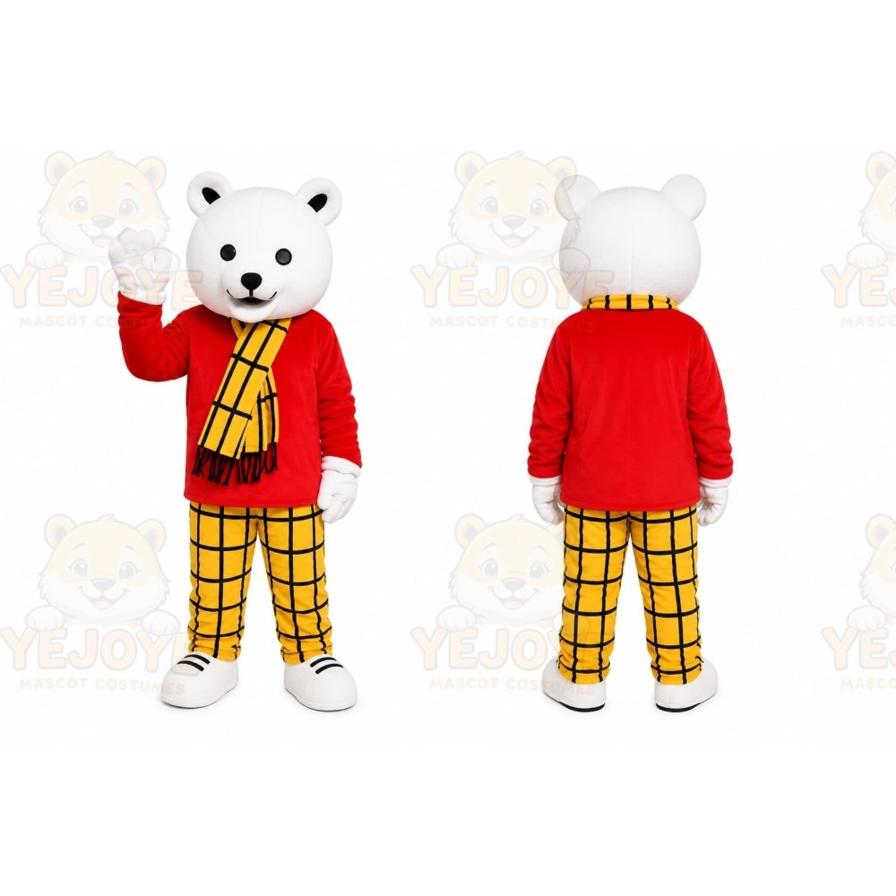 Winter Bear Mascot Costume