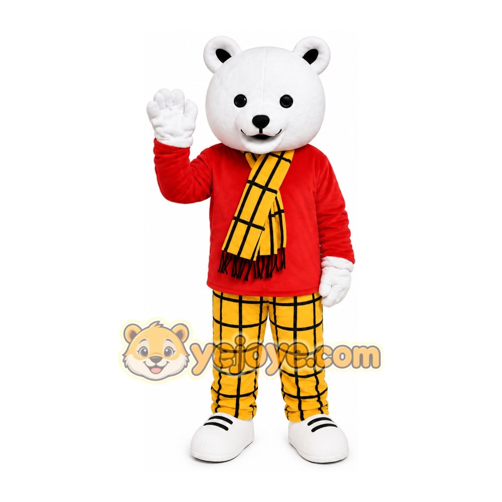 Winter Bear Mascot Costume Winter Bear Mascot Costume