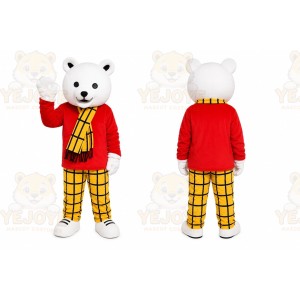 Winter Bear Mascot Costume