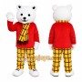 Winter Bear Mascot Costume