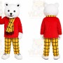 Winter Bear Mascot Costume
