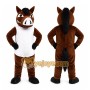 Brown Hog Mascot Costume