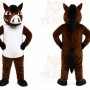 Brown Hog Mascot Costume