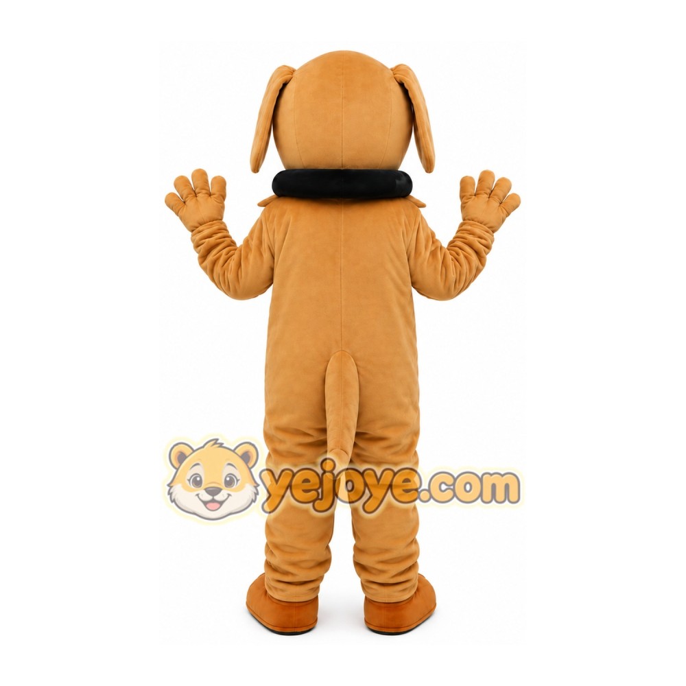 Tan Puppy Mascot Costume Tan Puppy Mascot Costume