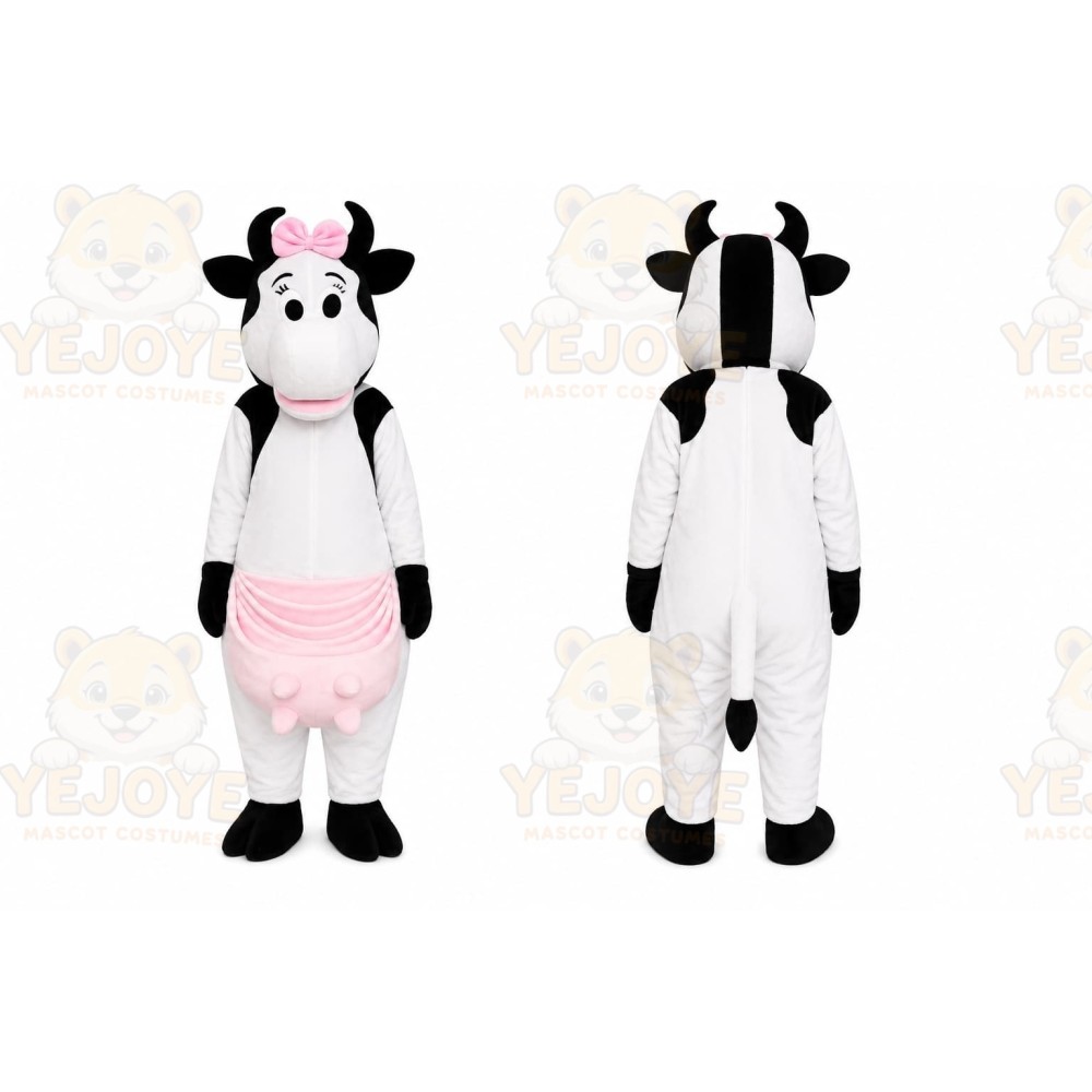 Cute Cow Mascot Costume