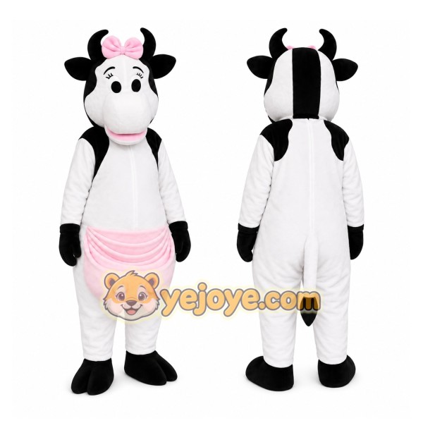 Cute Cow Mascot Costume