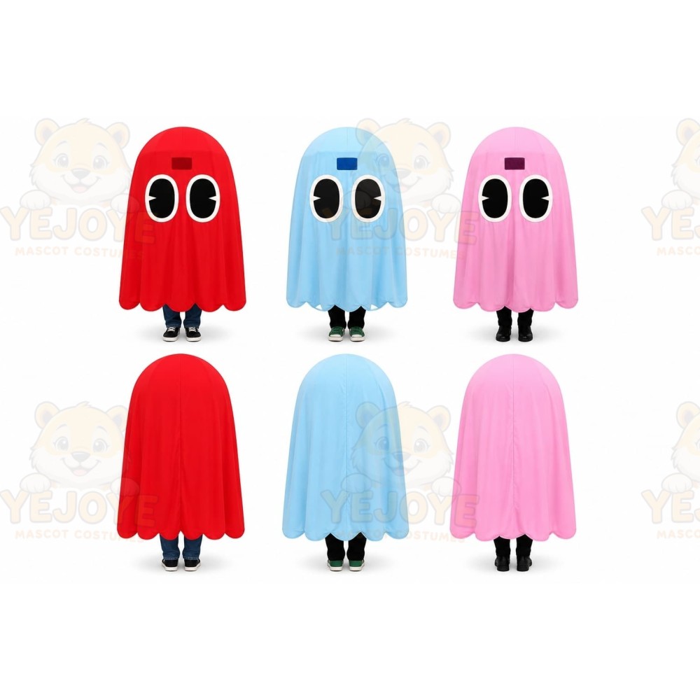 Colorful Ghost Mascot Costume