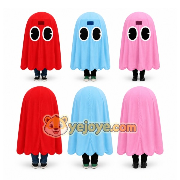Colorful Ghost Mascot Costume
