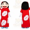Hula Girl Mascot Costume