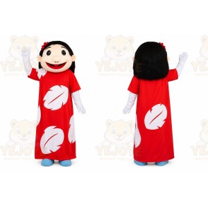 Hula Girl Mascot Costume