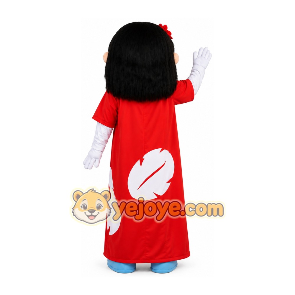 Hula Girl Mascot Costume Hula Girl Mascot Costume