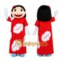 Hula Girl Mascot Costume