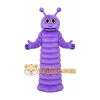 Purple Caterpillar Mascot Costume Purple Caterpillar Mascot Costume